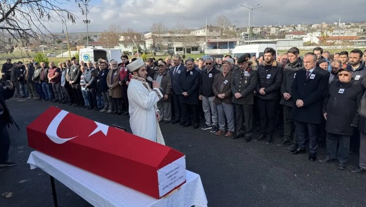 Kıbrıs Gazisi Mustafa Topçu Son Yolculuğuna Uğurlandı